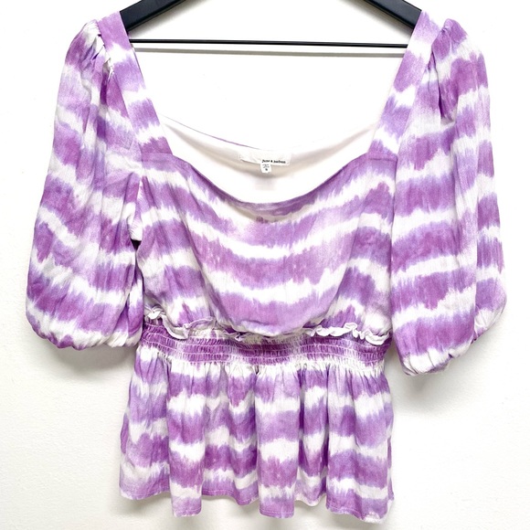 june & hudson Peplum Blouse - Picture 1 of 4